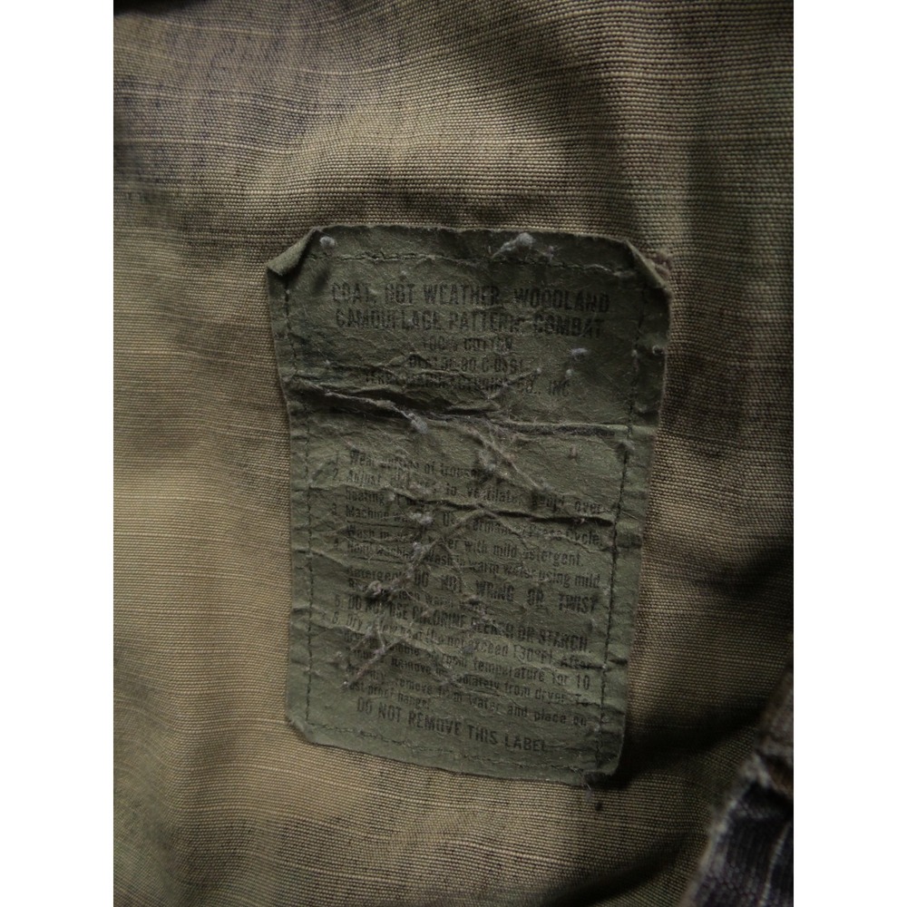 Military Coat Mens Size Medium Regular Green Woodland Camo BDU Combat Marines - Picture 13 of 13